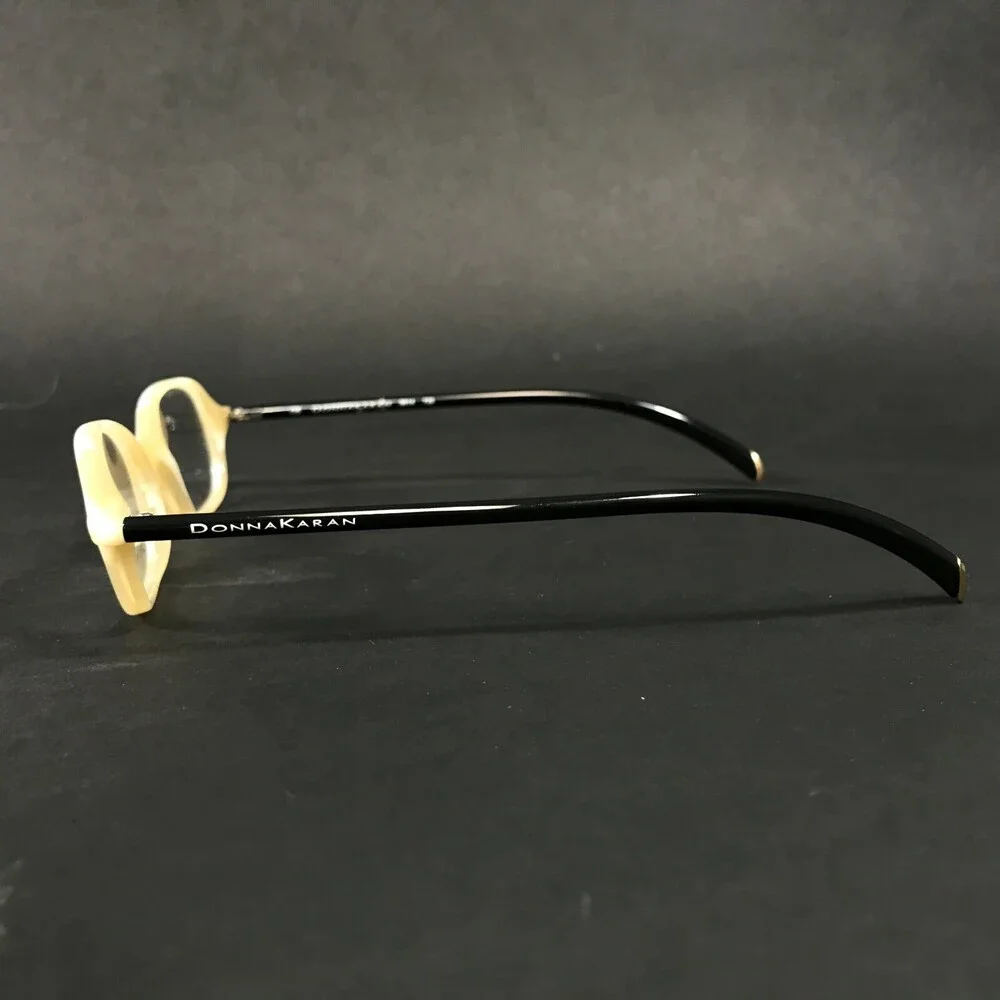 Donna Karan 8814 729 Eyeglasses Frames Ivory Black Rectangular 42-20-135